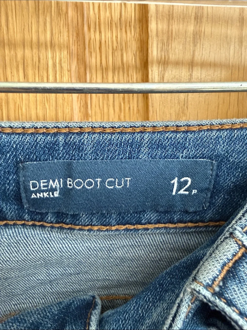 J. Jill Mid Wash Blue Demi Boot Cut Ankle Jeans
